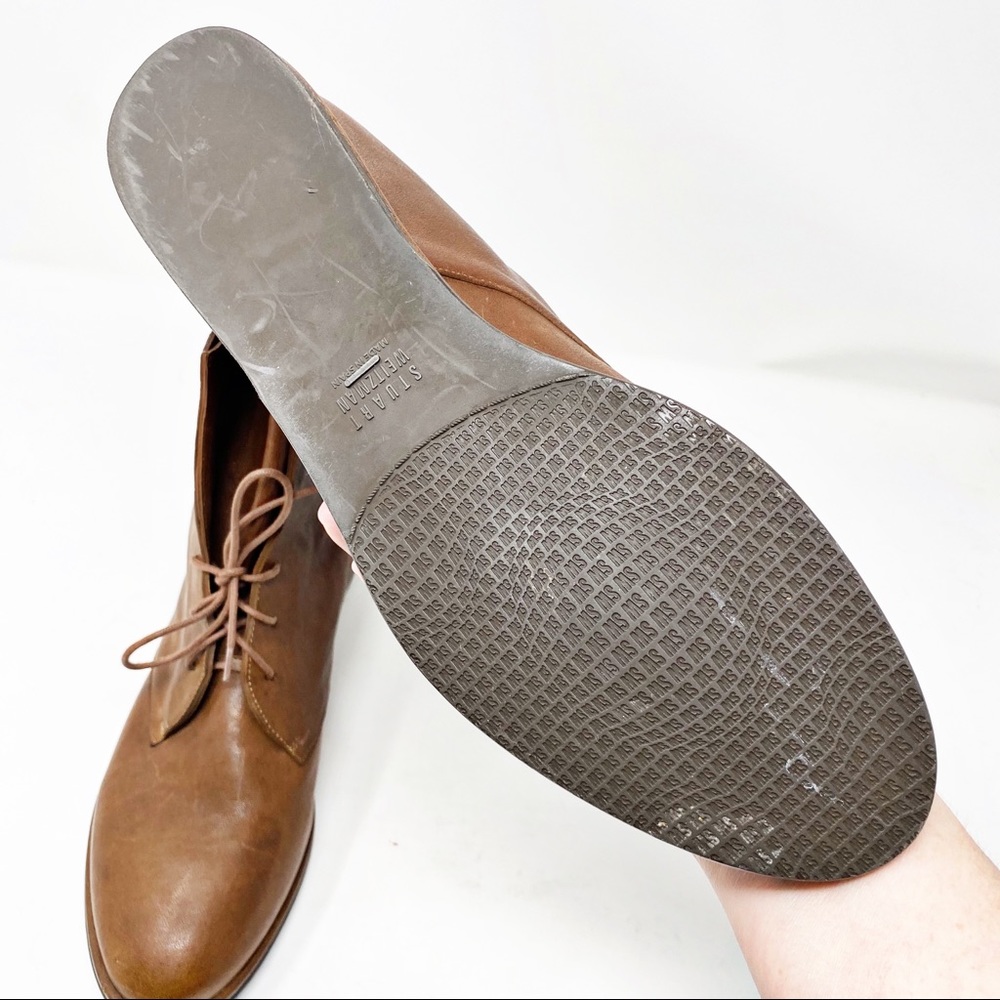 Stuart Weitzman Lace Up Booties - Picture 5 of 6